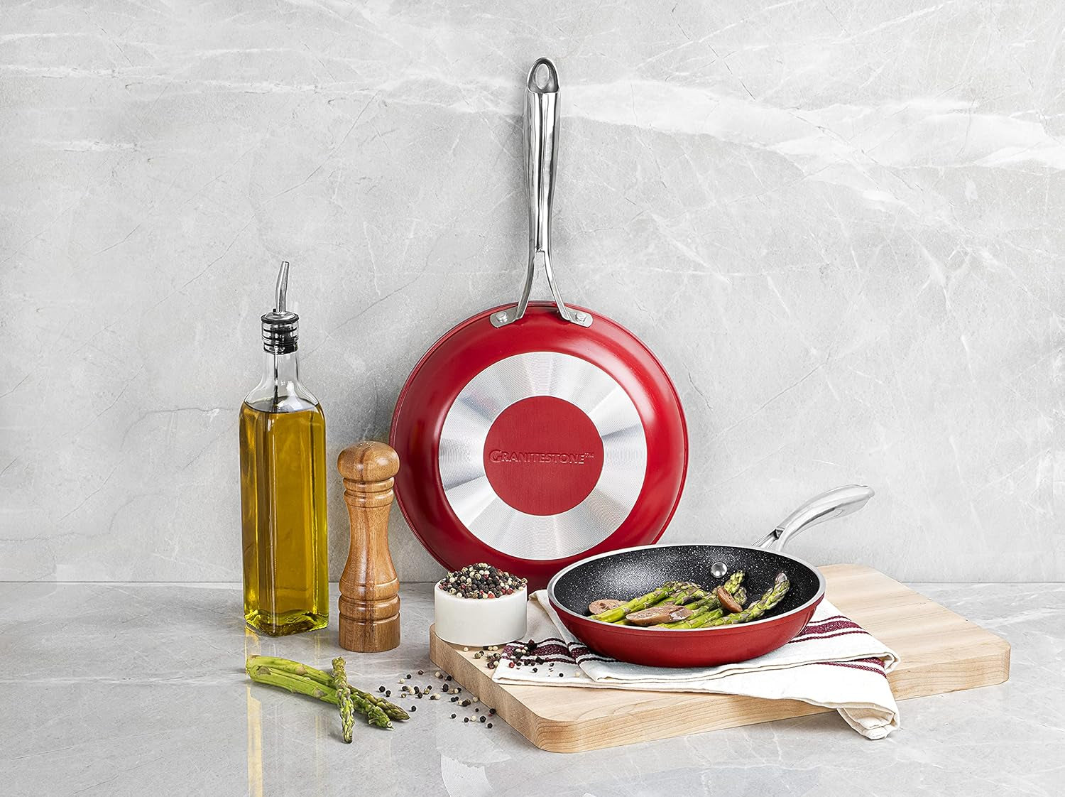 Cookware Set, Large, Red